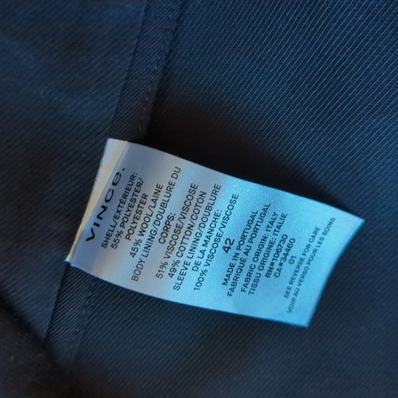 Vince black blazer men's size 42R - Picture 7 of 13